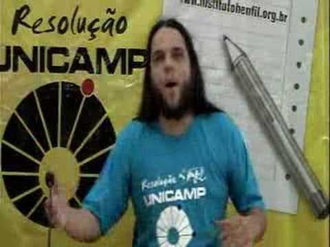 Thumbnail da aula: 01 e 02 - UNICAMP 2008 1ª Fase