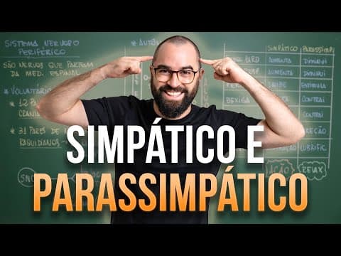 Thumbnail da aula: Sistema Nervoso Voluntário e Autônomo | Simpático e Parassimpático - Aula 38 - Mód. 7: Fisio Humana