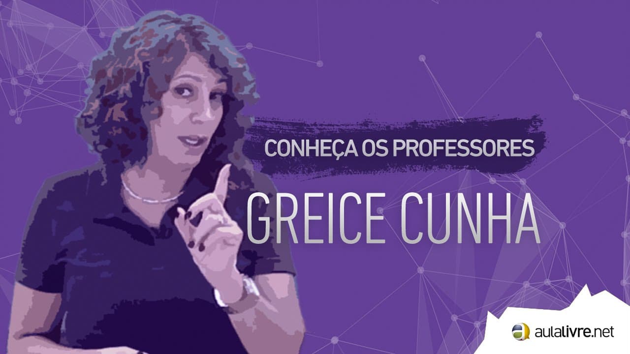 Thumbnail: Conheça os Professores #23 - Greice Cunha - Literatura - Parnasianismo