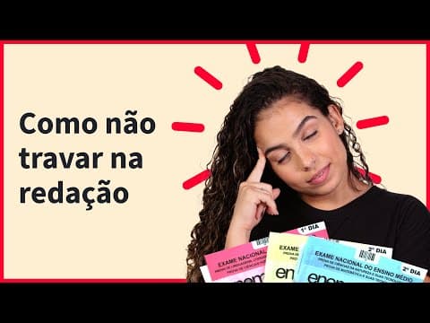 Thumbnail da aula: Por que você trava na hora de fazer a redação? | ProEnem