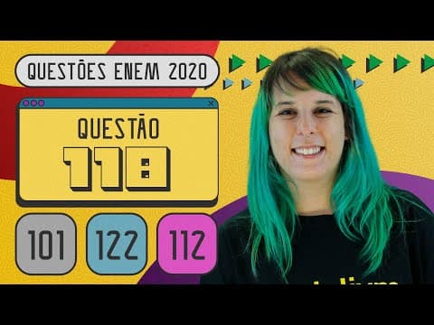 Thumbnail da aula: ENEM 2020 | Exame parasitológico | Questão 118 (caderno amarelo)