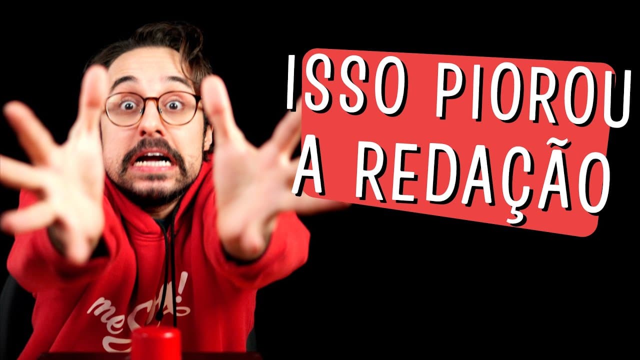 Thumbnail: O CORRETOR SINCERÃO | Organize a Argumentação | #FiqueEmCasa e Estude #Comigo para a Redação do ENEM