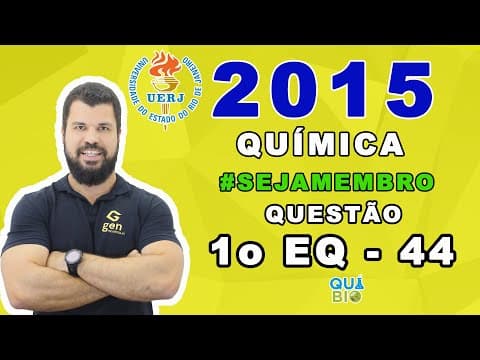 Thumbnail da aula: UERJ 2015  - 1o EQ - Questão 44 - Em 1815 o médico inglês William Prout formulou a hipótese de que a