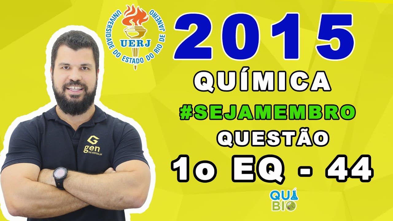 Thumbnail: UERJ 2015  - 1o EQ - Questão 44 - Em 1815 o médico inglês William Prout formulou a hipótese de que a