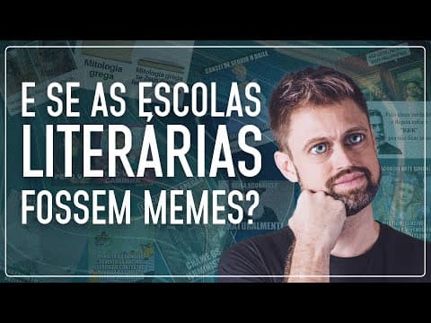 Thumbnail da aula: E SE AS ESCOLAS LITERÁRIAS FOSSEM MEMES?
