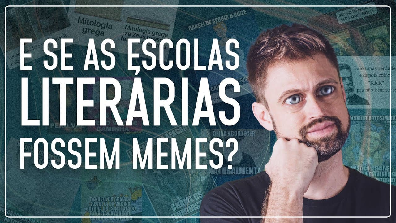 Thumbnail: E SE AS ESCOLAS LITERÁRIAS FOSSEM MEMES?