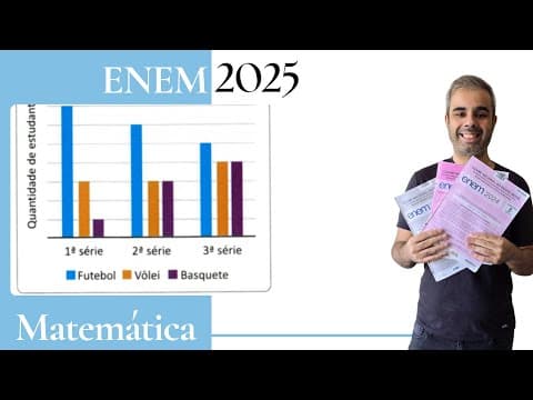 Thumbnail da aula: ENEM 2025 - Em uma escola, todos os estudantes do ensino médio praticam uma das três modalidades