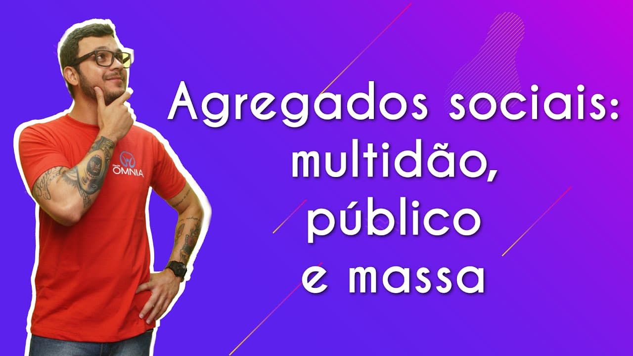 Thumbnail: Agregados sociais: multidão, público e massa - Brasil Escola