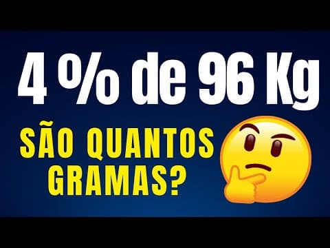 Thumbnail da aula: 🚨PORCENTAGEM E TRANSFORMAÇÃO!! CONSEGUE RESOLVER??