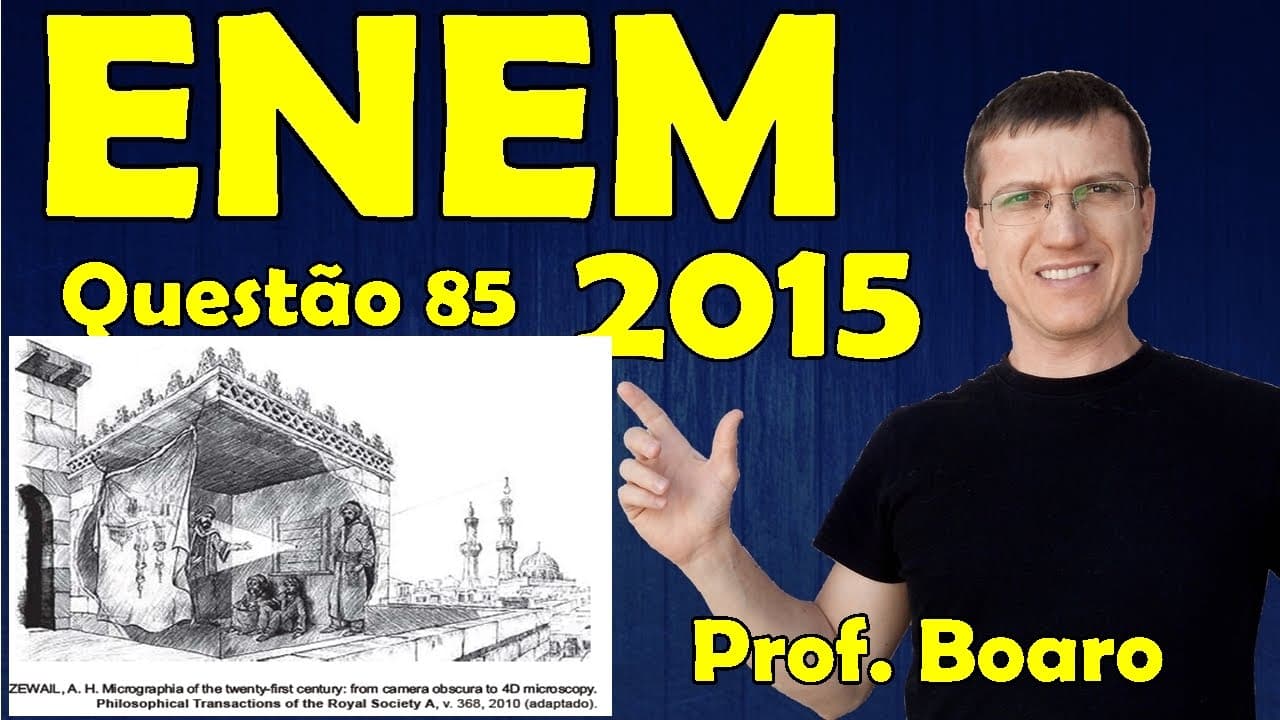 Thumbnail: ENEM 2015 - QUESTÃO 85 - PROVA AZUL - FISICA   Prof.  Marcelo Boaro