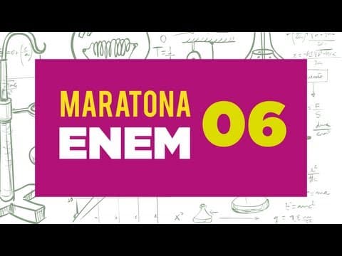 Thumbnail da aula: Maratona ENEM - Dica 06 - Dinâmica - atrito estático ( determinação do coeficiente )