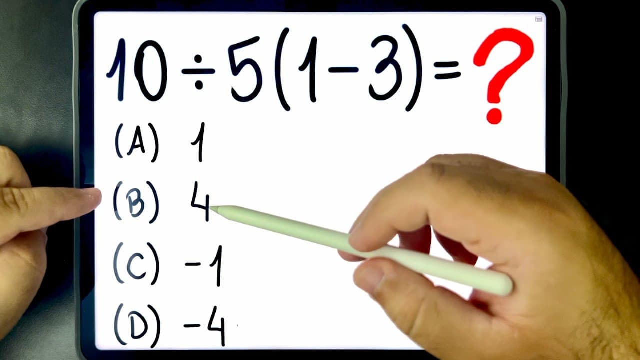 Thumbnail: 🔥 NINGUÉM CONSEGUE ACERTAR essa Expressão Numérica Bugante! Você consegue resolver?