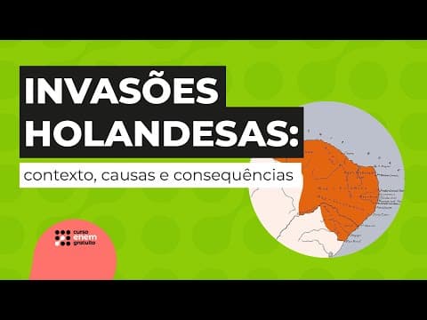 Thumbnail da aula: INVASÕES HOLANDESAS: contexto, causas e consequências | História para o Enem | Felipe de Oliveira
