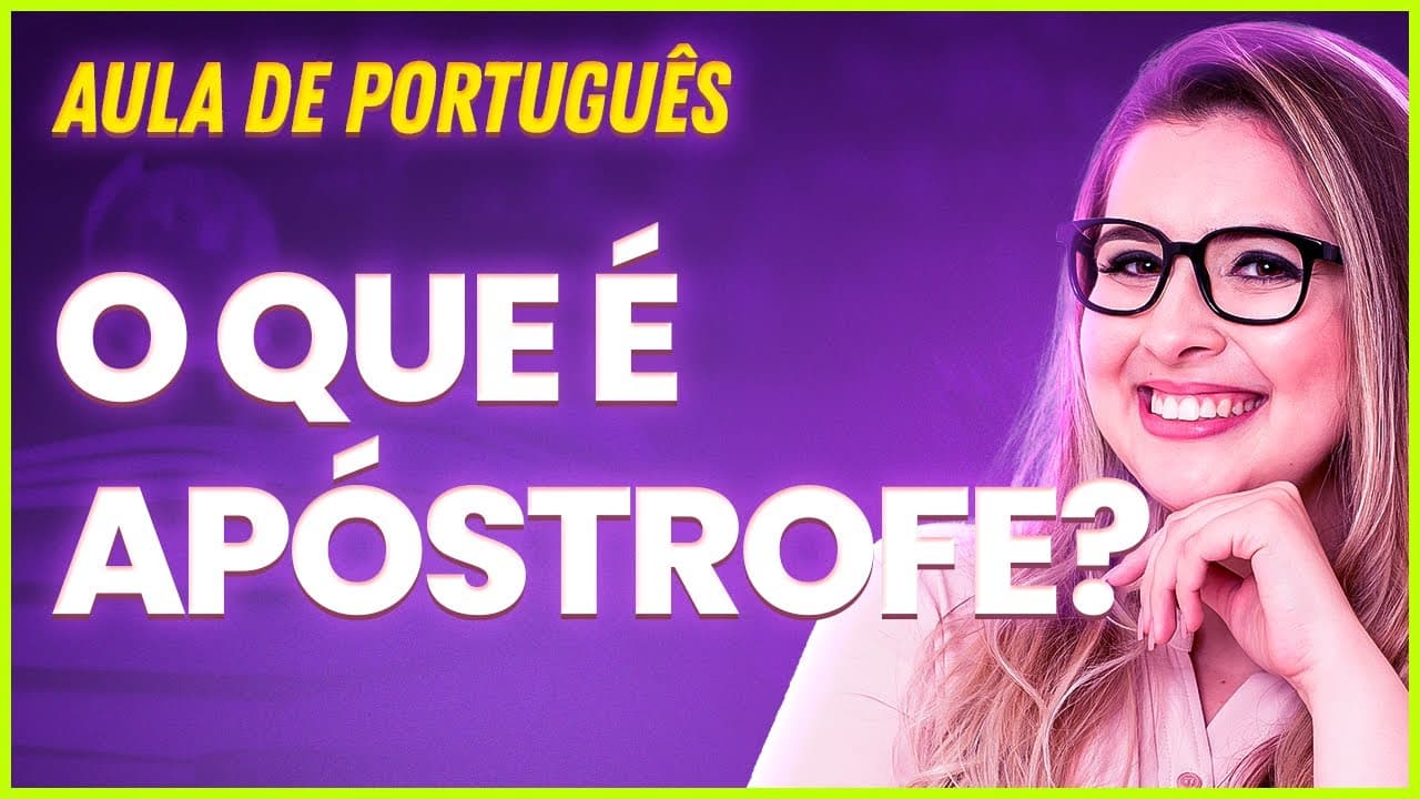 Thumbnail: O QUE É APÓSTROFE? (Gramática para Concursos) - Professora Pamba