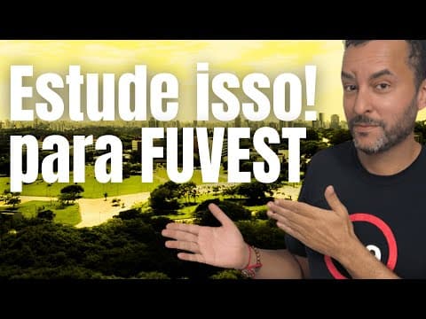 Thumbnail da aula: O QUE FOCAR EM GEOGRAFIA PARA FUVEST