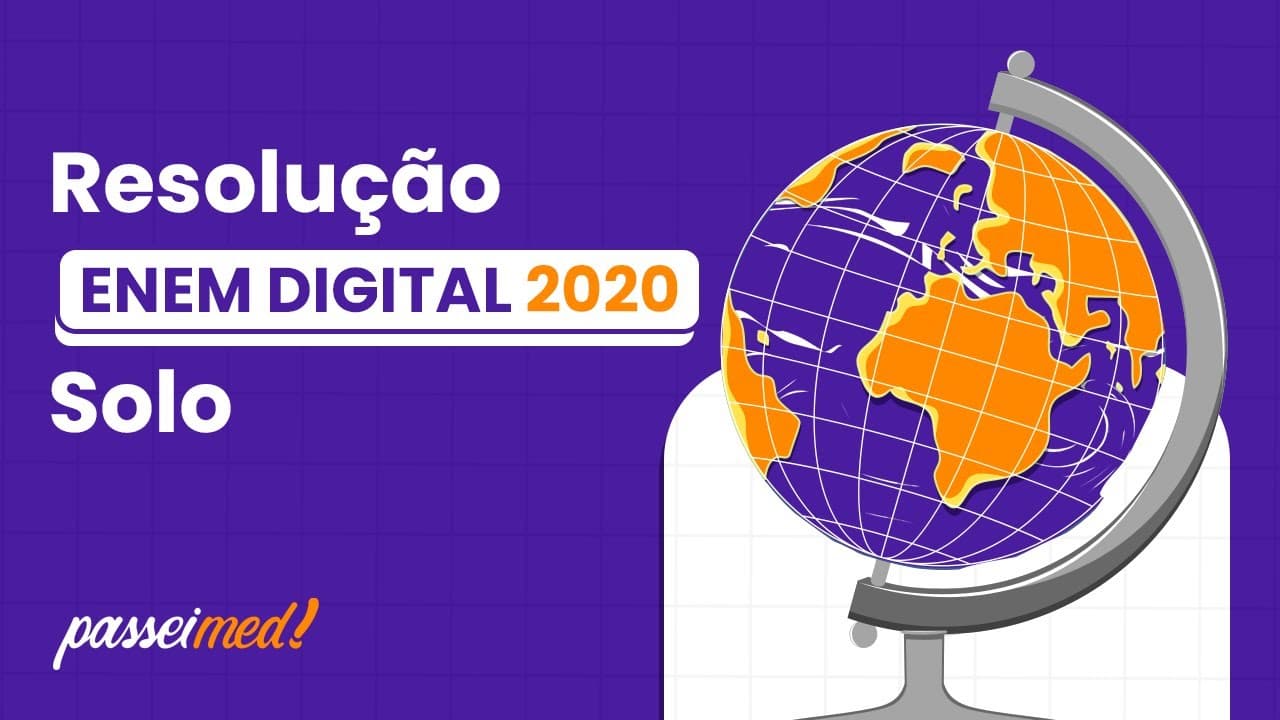 Thumbnail: ENEM DIGITAL 2020 - SOLO | Com base no mapa, a área com maior suscetibilidade natural à...