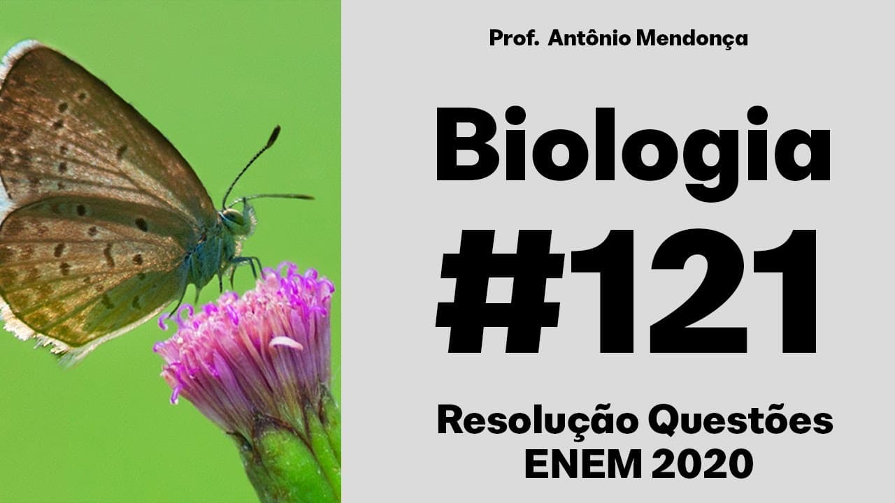 Thumbnail: ENEM 2020 - Em uma aula sobre metabolismo energético, foi apresentado um experimento clássico