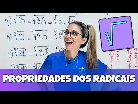 Thumbnail da aula: PROPRIEDADES DOS RADICAIS | SIMPLIFICAÇÃO DE RAIZ