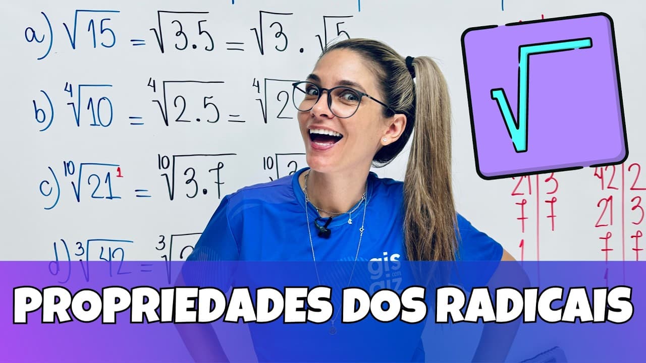 Thumbnail: PROPRIEDADES DOS RADICAIS | SIMPLIFICAÇÃO DE RAIZ