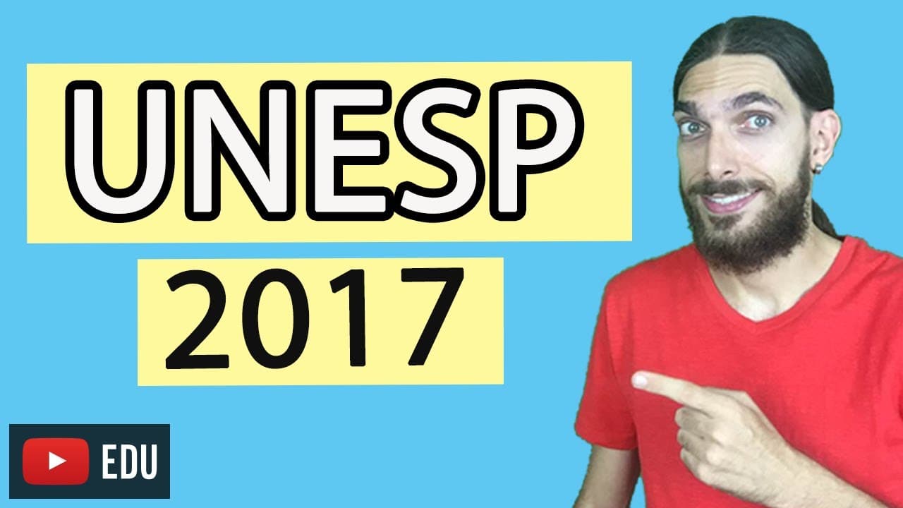 Thumbnail: UNESP 2017 - Meio do ano - Todas as Questões de Matemática Resolvidas