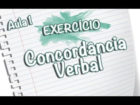 Thumbnail da aula: Exercícios - Concordância Verbal [Prof Noslen]