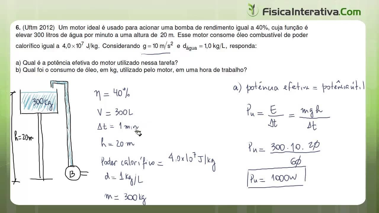 Thumbnail: Energia e potência - Exercício resolvido 6