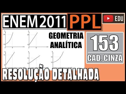 Thumbnail da aula: [ENEM 2011 PPL] 153 📓 GEOMETRIA ANALÍTICA A expressão desenvolvida por cientistas ingleses