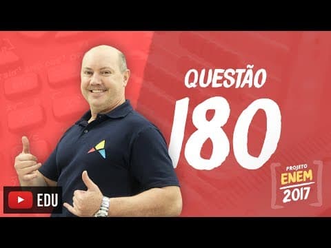 Thumbnail da aula: Enem 2016 - Matemática | Questão 180 (Caderno Rosa)