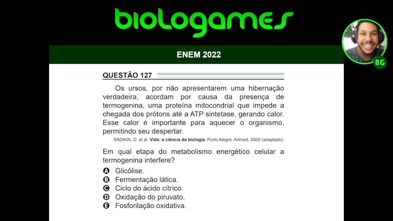 Thumbnail: ENEM 2022 - PROVA ROSA - Questão 127