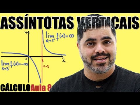 Thumbnail da aula: 🟡 LIMITES INFINITOS E ASSÍNTOTAS VERTICAIS | Curso de Cálculo 1 | Aula 8