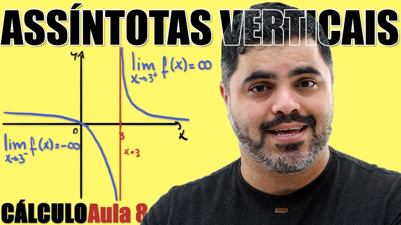 Thumbnail: 🟡 LIMITES INFINITOS E ASSÍNTOTAS VERTICAIS | Curso de Cálculo 1 | Aula 8