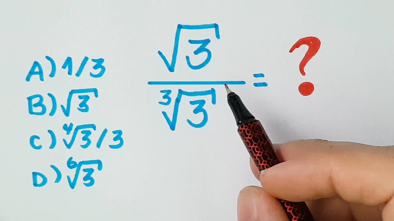 Thumbnail: 🔥 HELP MATEMÁTICA BÁSICA -  Poucos sabem resolver essa com radicais  #324