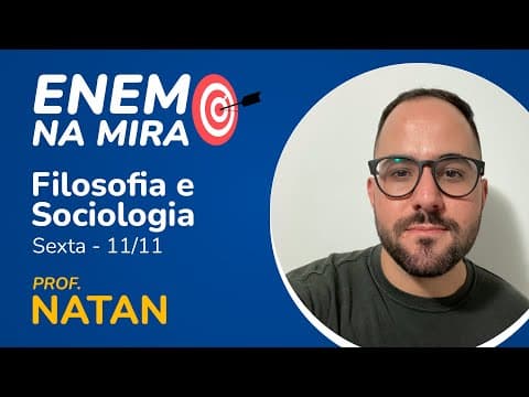 Thumbnail da aula: Resolvendo questões que sempre caem de Filosofia e Sociologia | Enem 2022 na mira