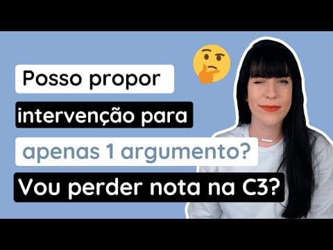 Thumbnail da aula: Competência 3: como tirar nota máxima?