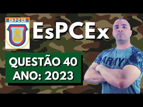Thumbnail da aula: [EsPCEx 2023/Q40] Em uma aula no Laboratório de Química da EsPCEx, o professor solicitou aos alunos