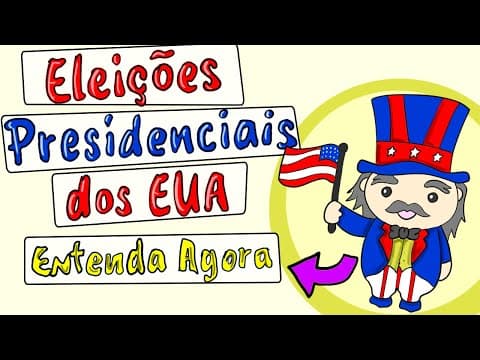 Thumbnail da aula: Como funciona a Eleição Presidencial nos Estados Unidos? Entenda Agora.