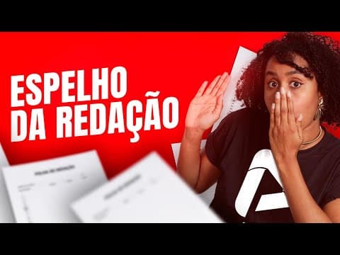 Thumbnail da aula: SAÍRAM OS ESPELHOS DE REDAÇÃO DO ENEM 2024! SIGA ESSAS DICAS | Proenem