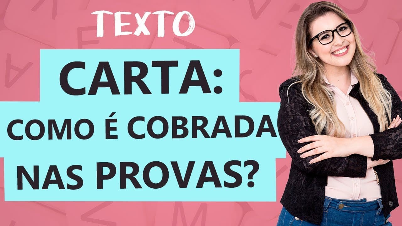 Thumbnail: CARTA ARGUMENTATIVA: CARACTERÍSTICAS - Aula 11 - Profa. Pamba – Texto