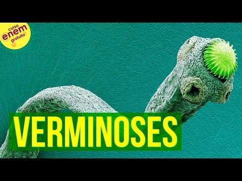 Thumbnail da aula: TENÍASE E CISTICERCOSE (VERMINOSES) | Resumo de Biologia para o Enem