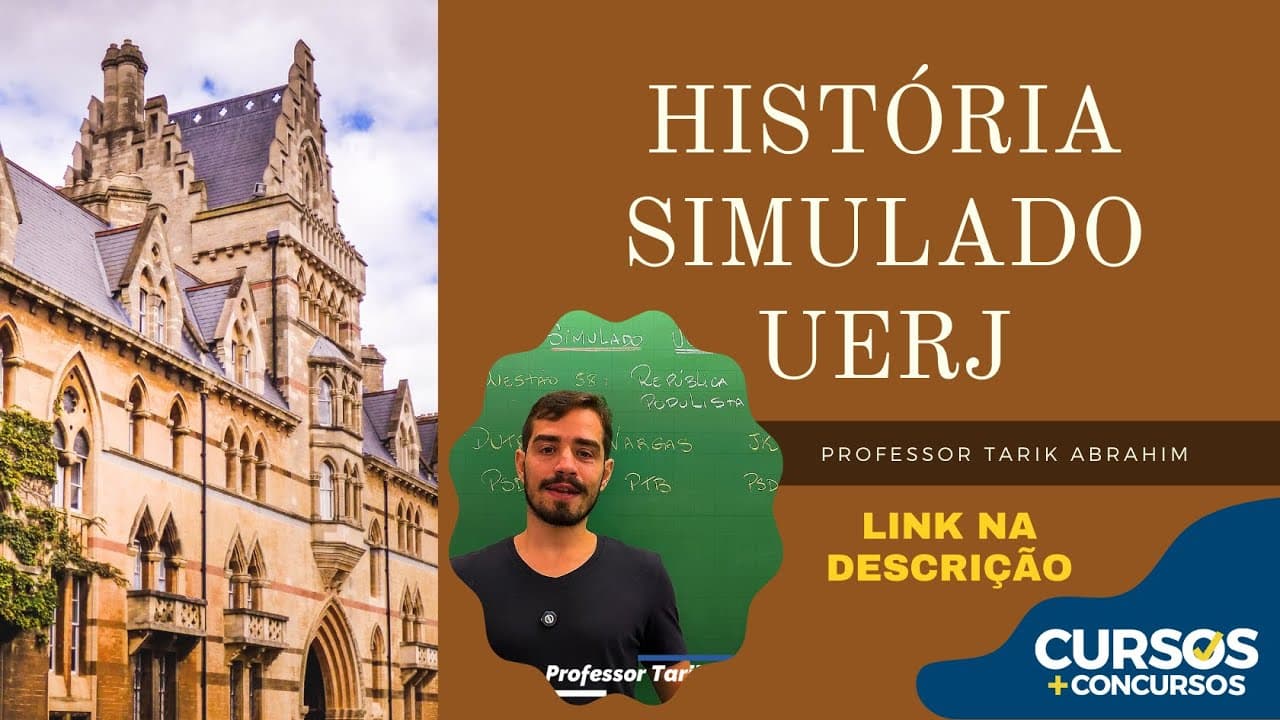 Thumbnail: HISTÓRIA SIMULADO UERJ
