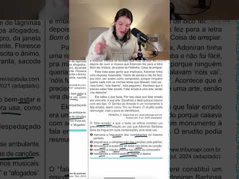Thumbnail da aula: Fazendo as questões do ENEM em menos de 1 minuto 36-40