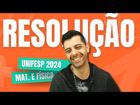 Thumbnail da aula: RESOLUÇÃO UNIFESP 2024 | Física ✅ | Prof. Gabs