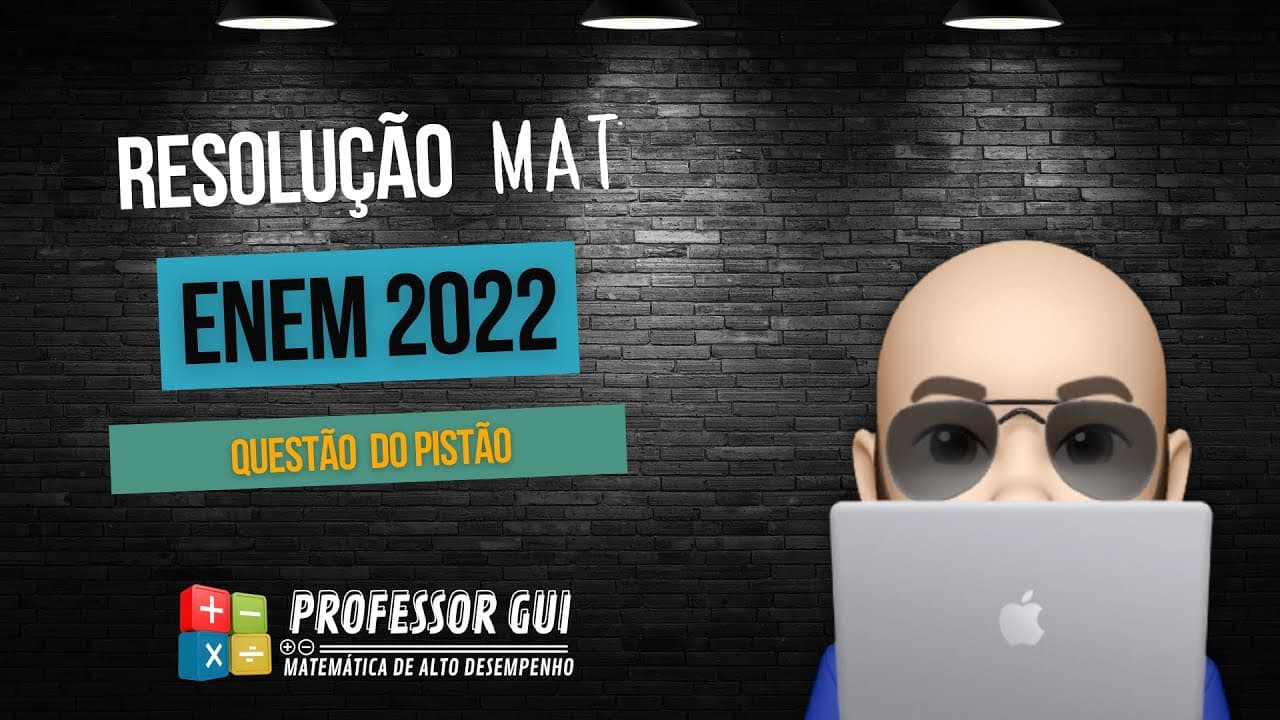 Thumbnail: Questão do Pistão | ENEM 2022 | Prova Rosa - Questão 157