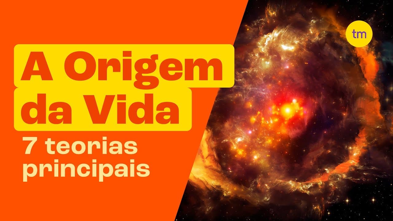 Thumbnail: Qual a ORIGEM DA VIDA? | Conheça as 7 TEORIAS Principais!