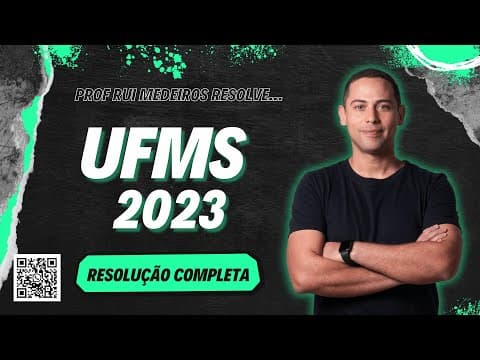 Thumbnail da aula: UFMS 2023 | QUÍMICA | Resolução COMPLETA | Prof. Rui Medeiros