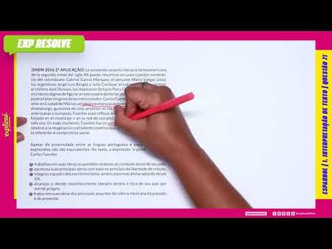 Thumbnail da aula: LA EXCELENTE COSECHA LITERARIA LATINOAMERICANA DE LA SEGUNDA MITAD DEL(...) | INTERPRETAÇÃO DE TEXTO