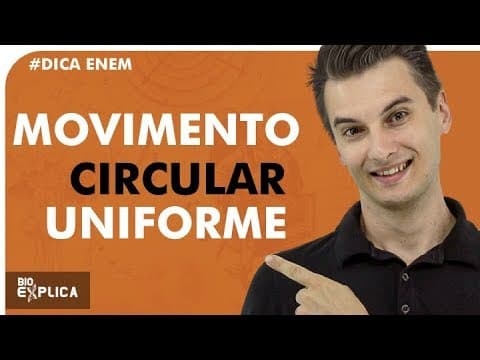 Thumbnail da aula: MOVIMENTO CIRCULAR UNIFORME - DICA ENEM - Prof Rafa I Bioexplica