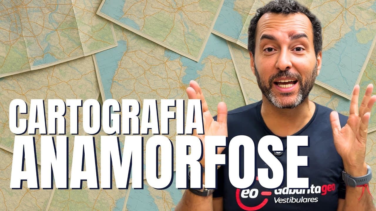 Thumbnail: REVISÃO UNESP 2026 | GEOGRAFIA | CARTOGRAFIA |