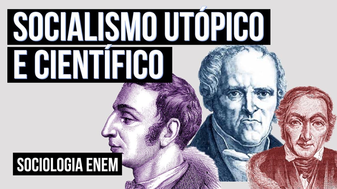 Thumbnail: SOCIALISMO UTÓPICO E CIENTÍFICO | Sociologia para o Enem | Fábio Luís Pereira