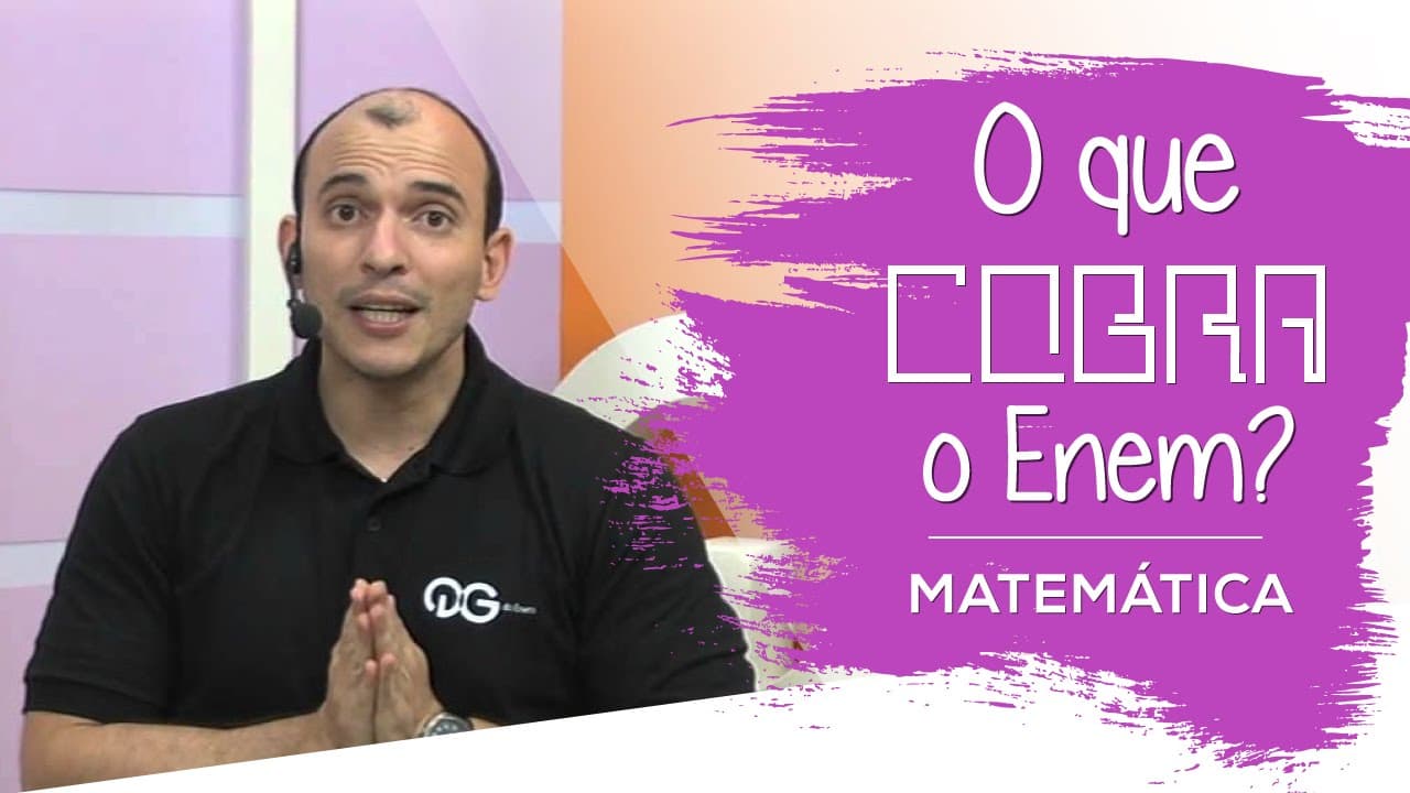 Thumbnail: Matemática - O que  o Enem cobra?